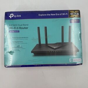 TP Link Archer AX21 Dual Band Wi Fi 6 Router AX1800 Easy Mesh